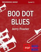Boo Dot Blues Concert Band sheet music cover